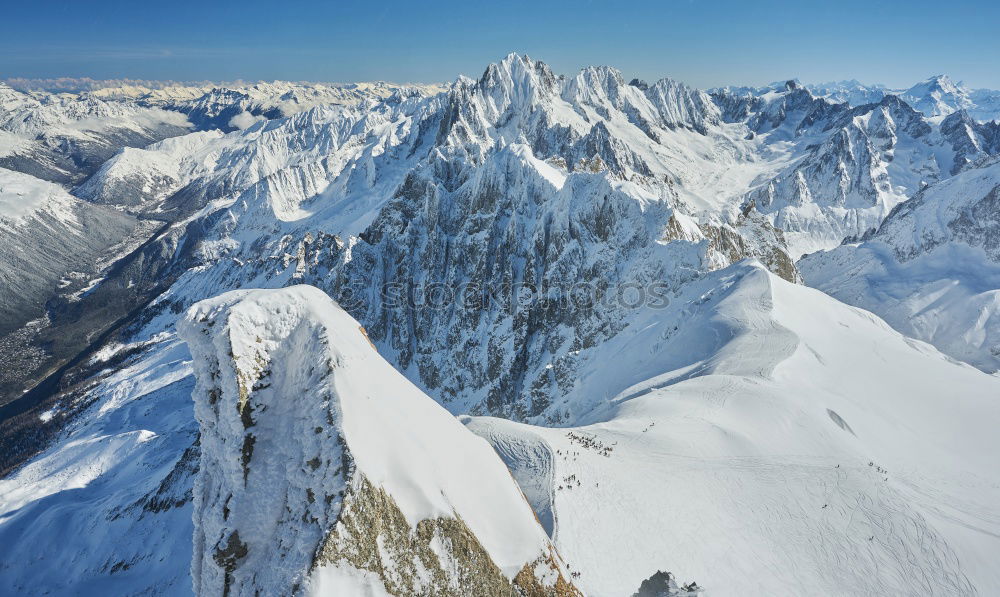 Similar – wonderfull winter day on the Zugspitze