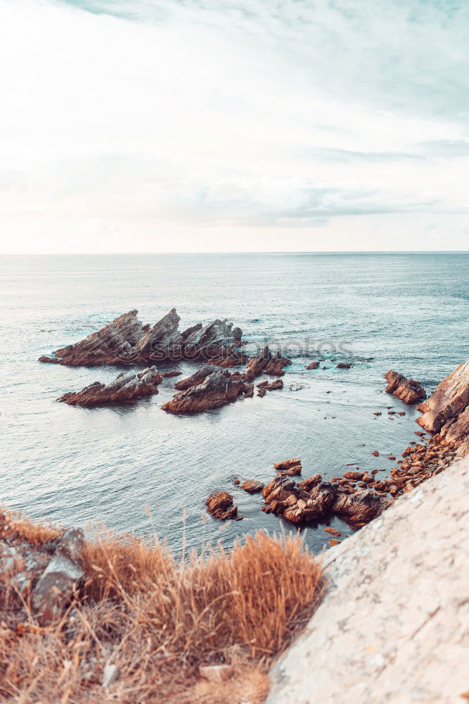 Image, Stock Photo Sea waving near shore