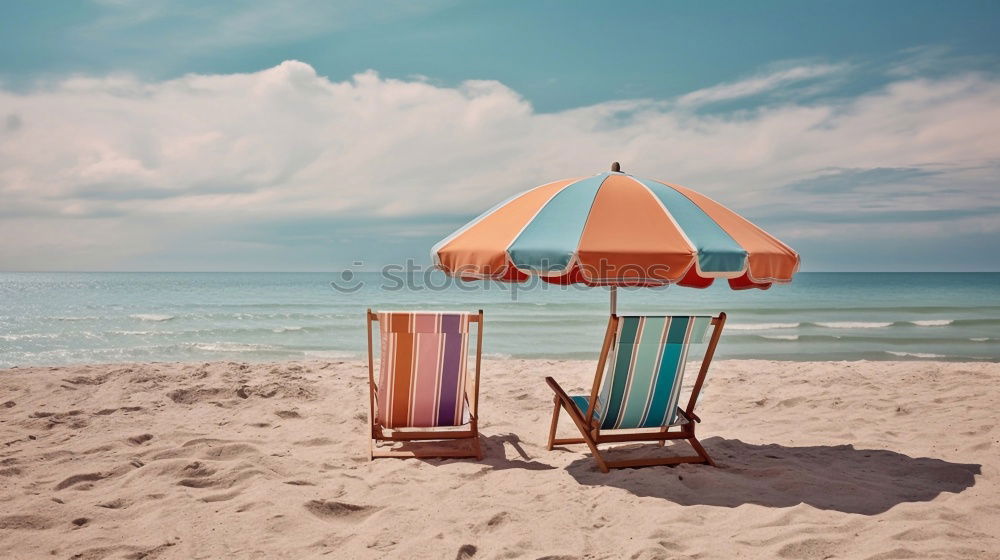 Similar – Image, Stock Photo shining saint beach chair