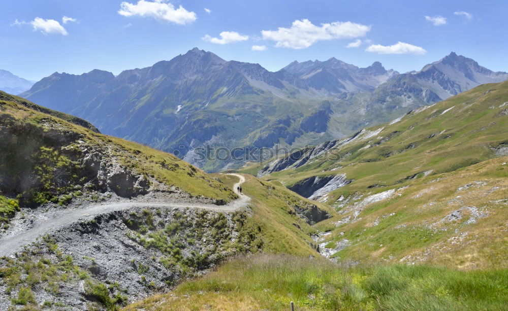 Similar – Image, Stock Photo Alpine road Deluxe