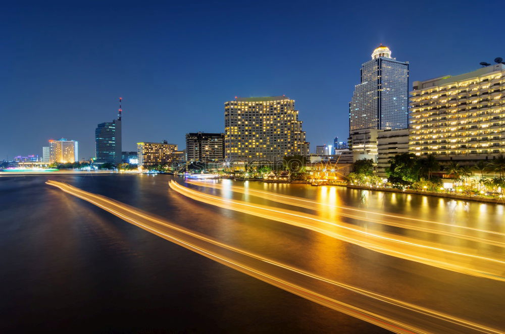 Similar – Image, Stock Photo Street in the evening