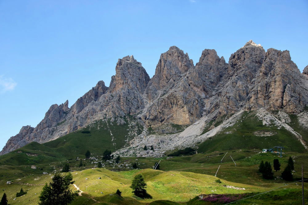 Similar – Image, Stock Photo Passo Gardena Environment