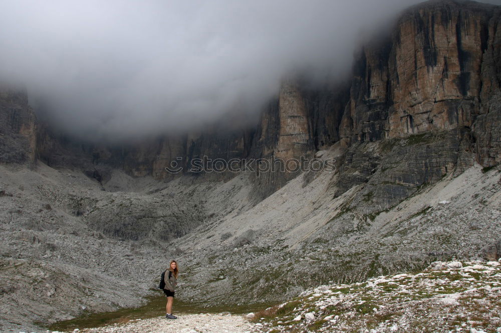 Similar – Image, Stock Photo Dolomites Hiking Nature