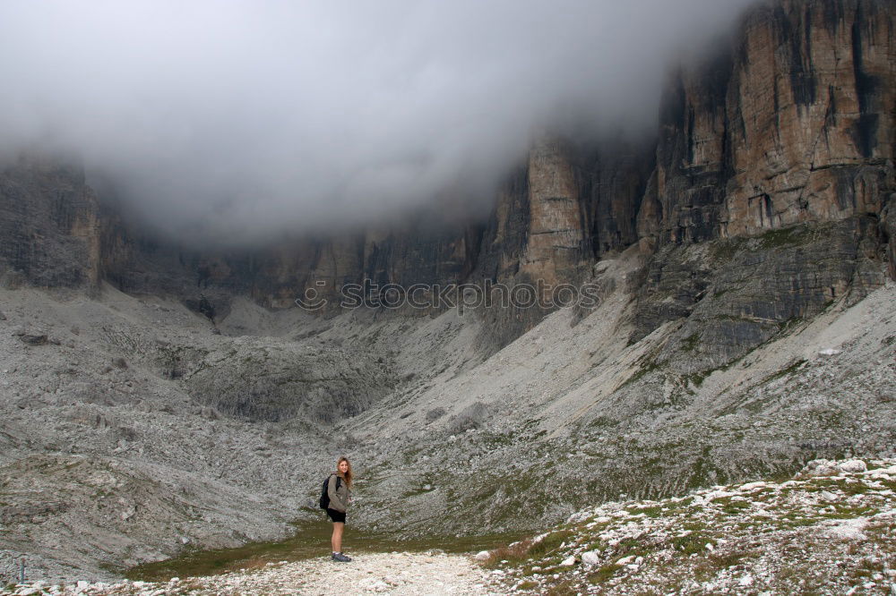 Image, Stock Photo Dolomites Hiking Nature