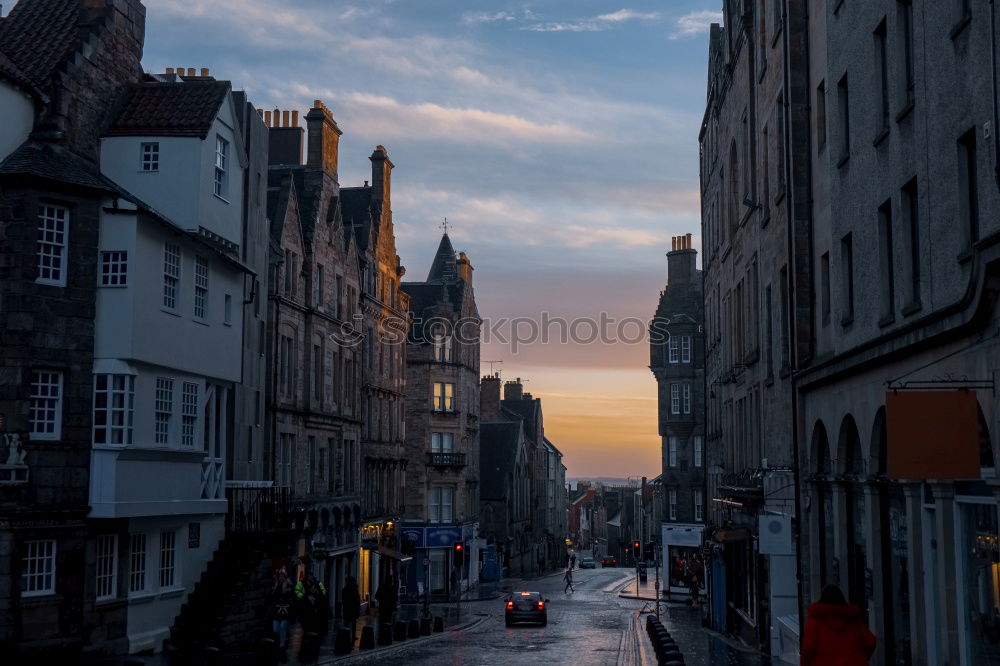 Similar – Edinburgh in the fog