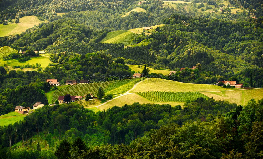 Similar – das Dorf Natur Landschaft