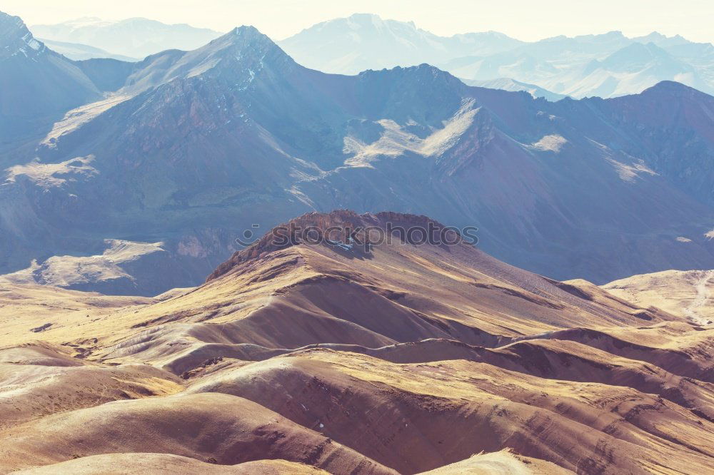 Similar – Image, Stock Photo Mountain panorama in South Tyrol | E5 Alpine crossing