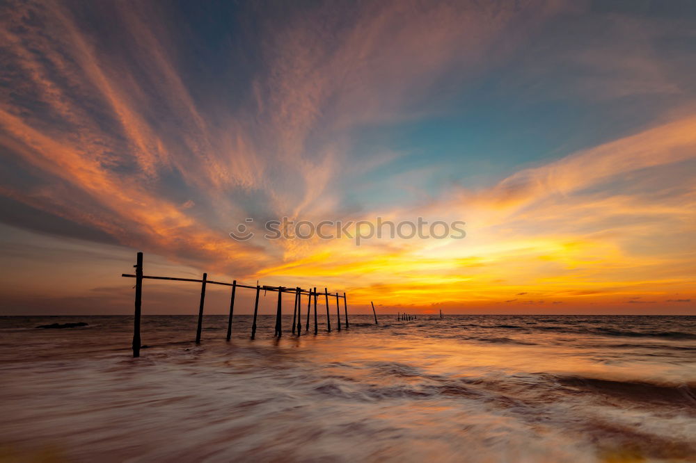 Similar – Image, Stock Photo Golden sun Air Water Sky