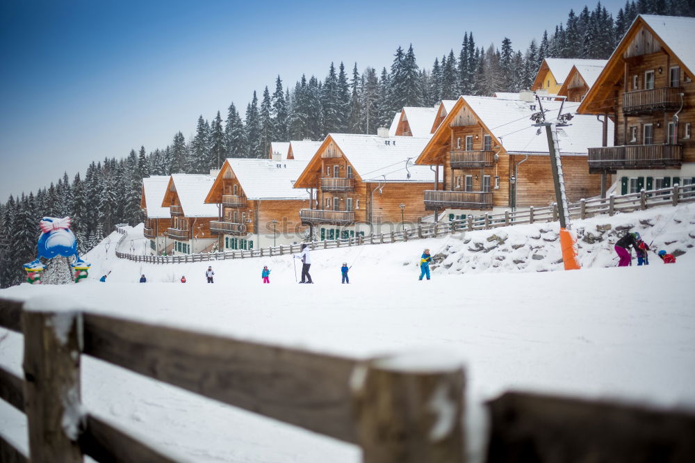 Similar – Holzhütte Winter