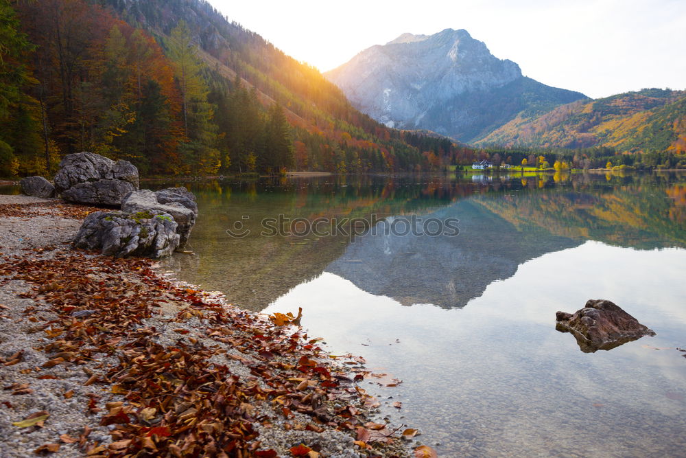 Similar – Image, Stock Photo Autumn at Duisitzkarsee lake