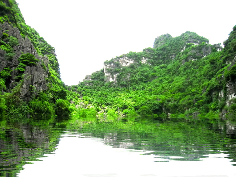 Similar – Landscape Vietnam. River view in the dim light of dusk at Ninhbinh, Tam Coc, Vietnam