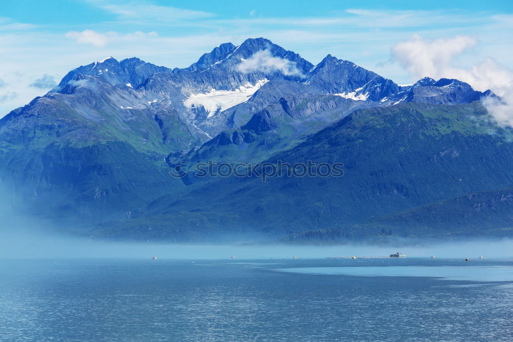 Similar – Image, Stock Photo View of the Storfjord in Norway