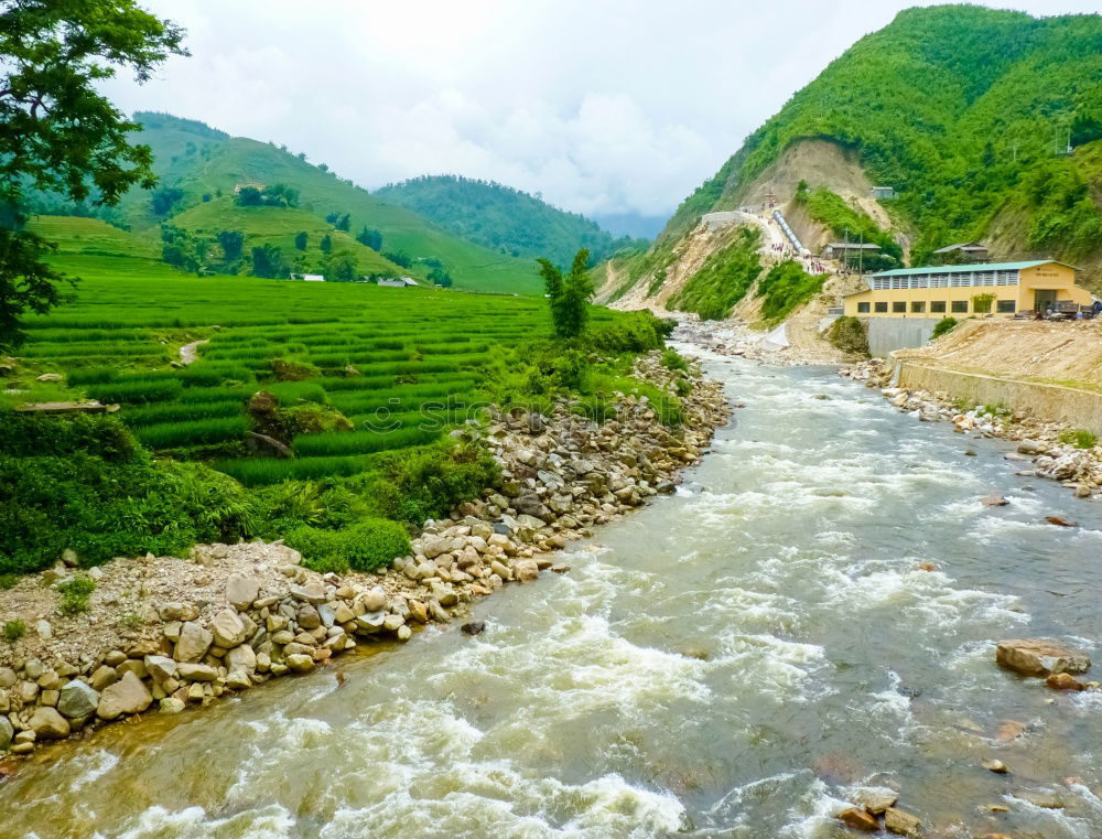 Similar – bontoc River bank Luzon