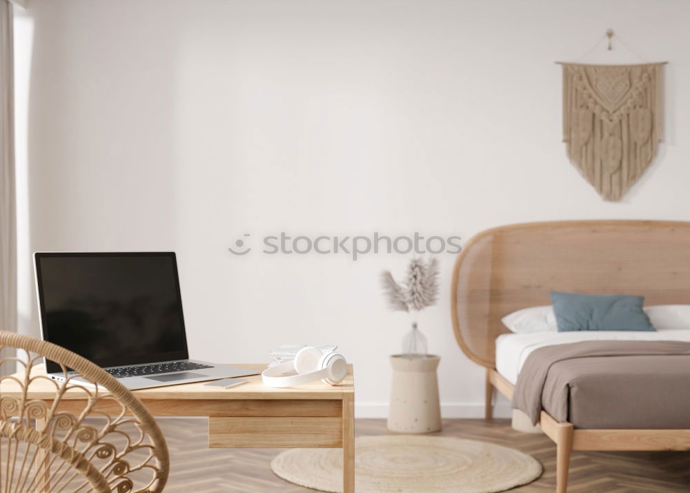 Similar – Image, Stock Photo Tablet and notebook on the table in warm cozy cafe