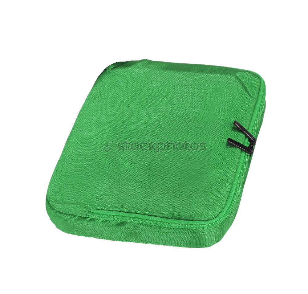 Similar – Image, Stock Photo Green school backpack on brown wooden table