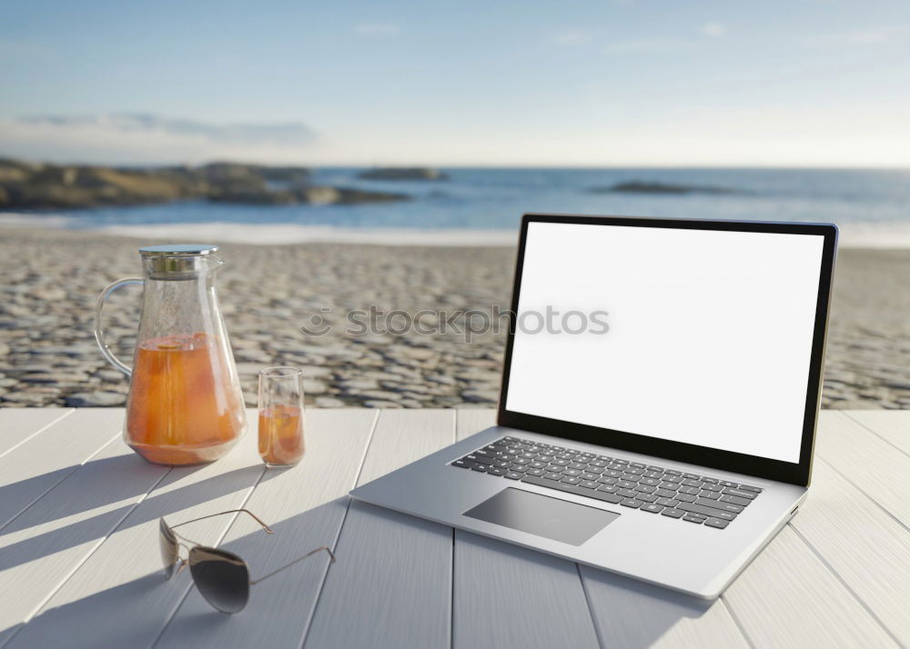 Similar – Image, Stock Photo #AS# Work by the Pool