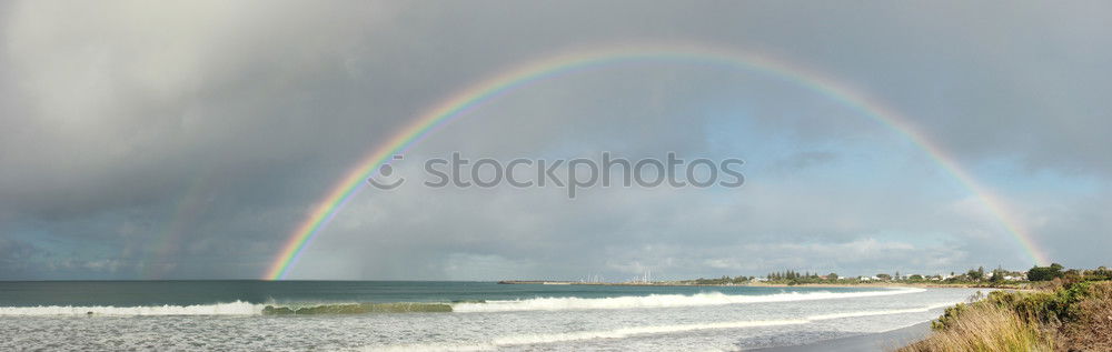 Similar – Foto Bild Ende des Regenbogens Natur