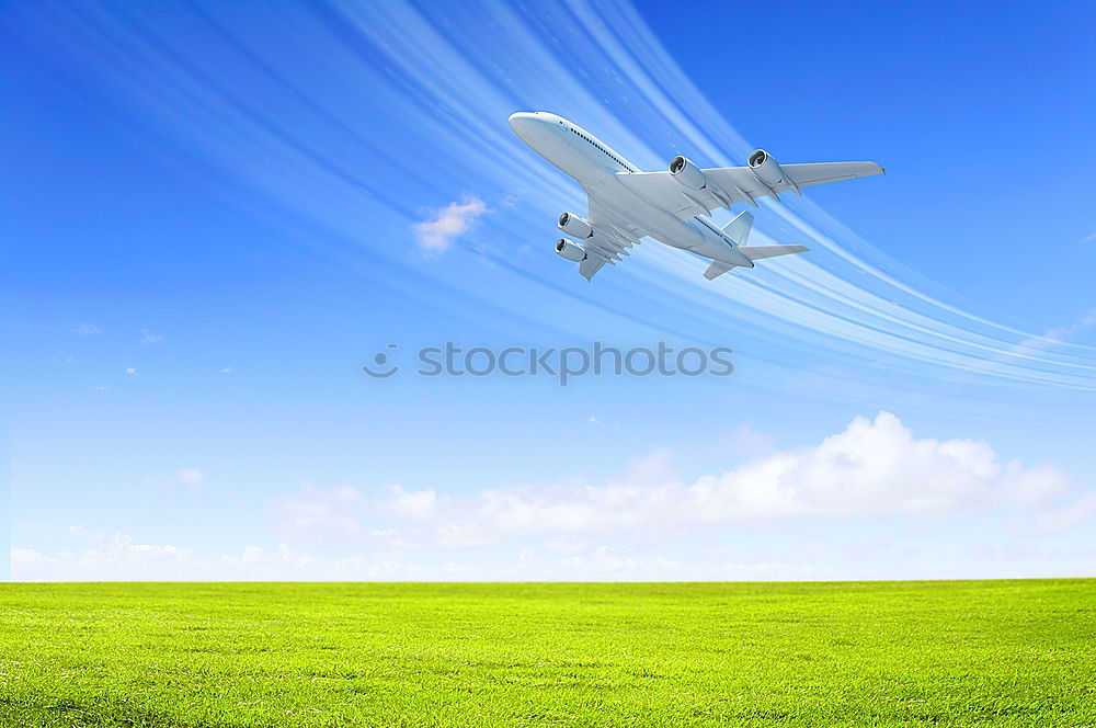 Similar – Image, Stock Photo landing Departure