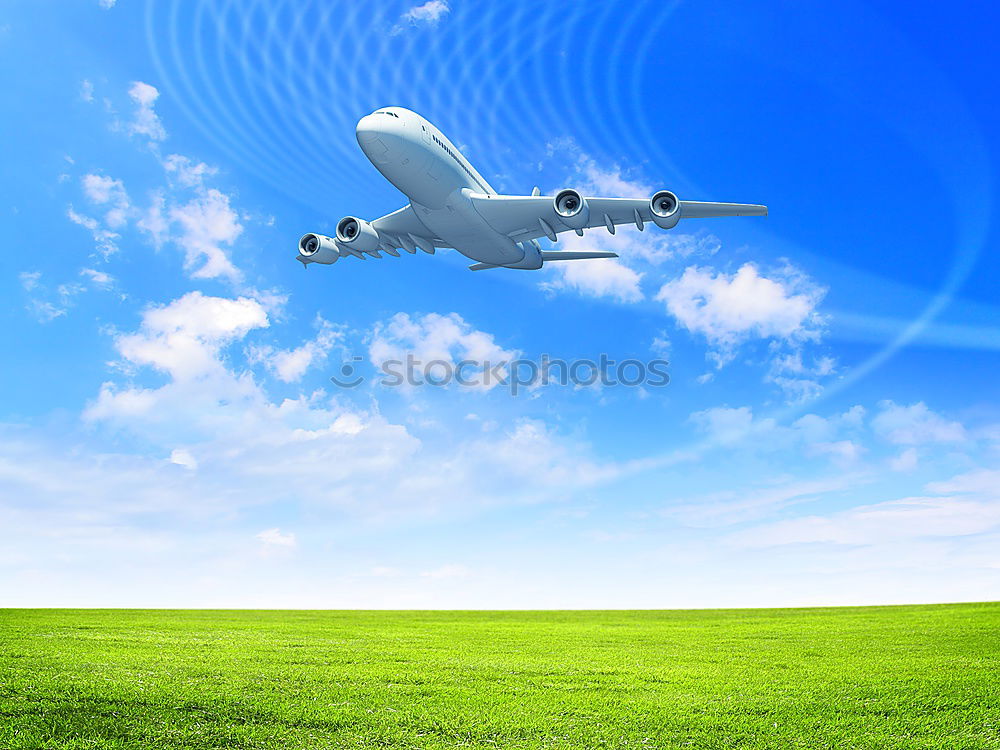 Similar – Image, Stock Photo landing Departure