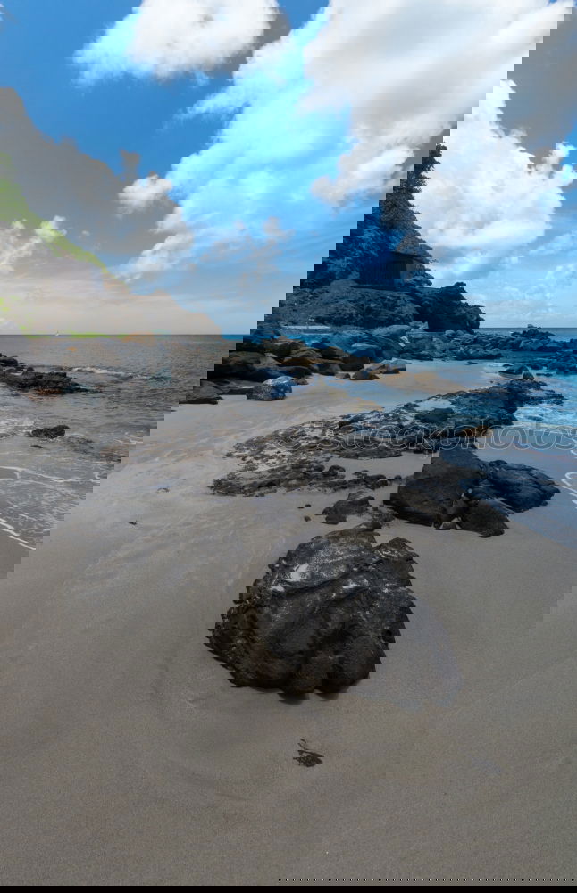 Similar – Image, Stock Photo Lighthouse at low tide in Cornwall