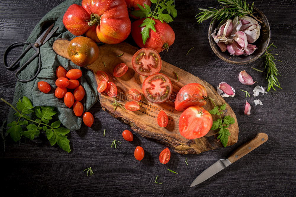 Similar – Image, Stock Photo Salt pork bacon on a kitchen board