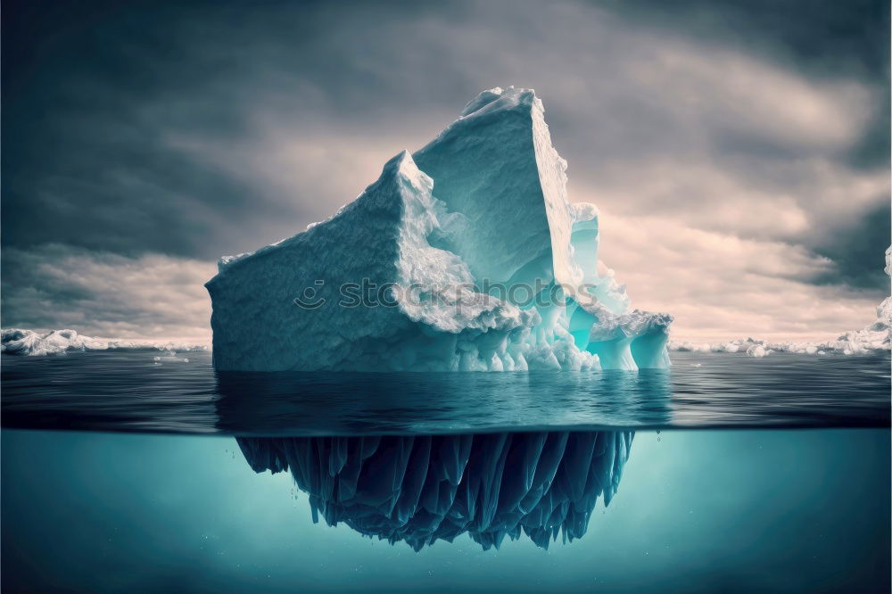 Similar – Wall of glacier in sea