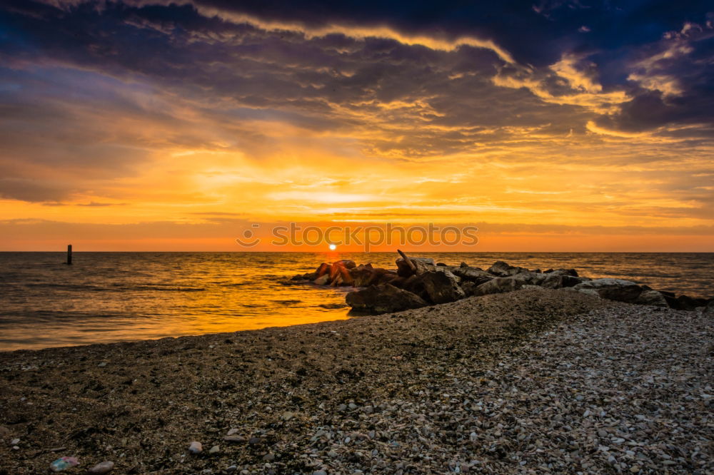 Similar – sunset baltic beach