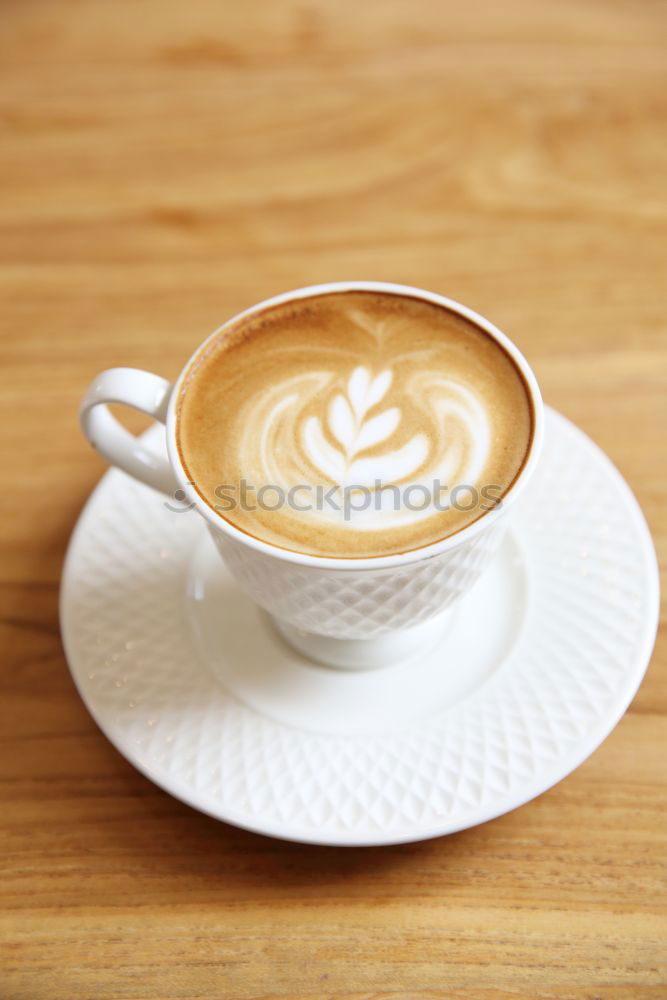 Image, Stock Photo latte art