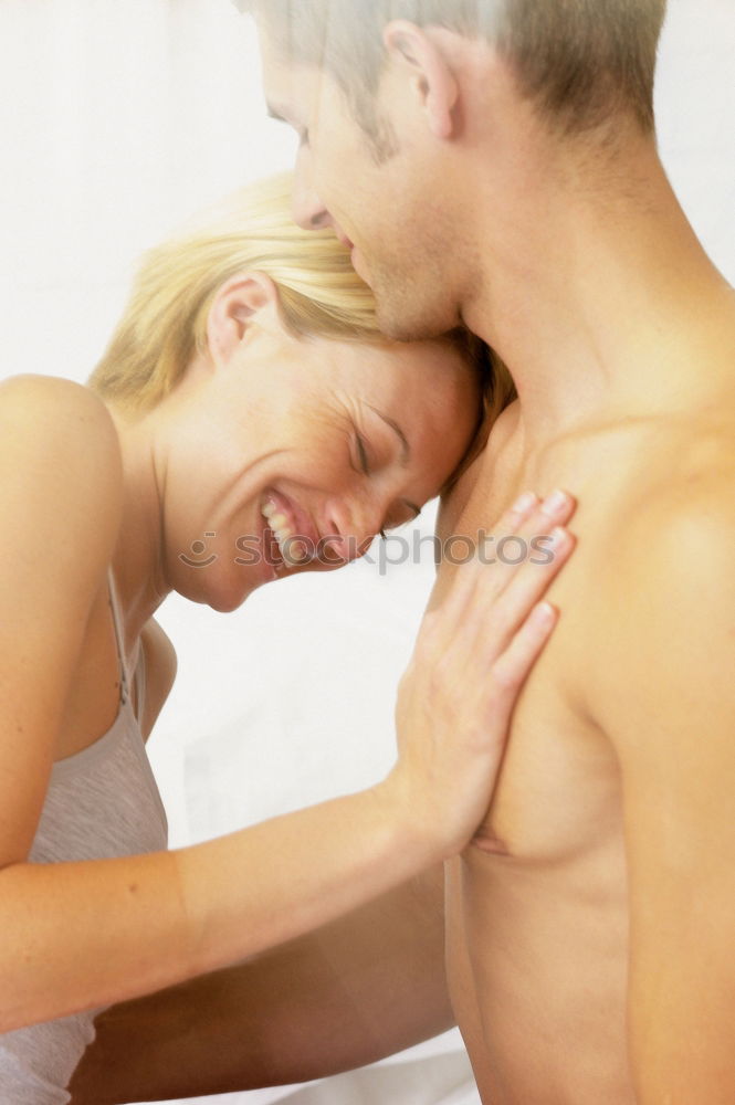 Similar – Young blond woman having massage in the spa salon.