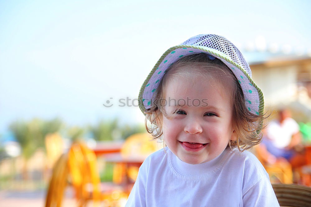 Similar – Image, Stock Photo portrait of a happy girl