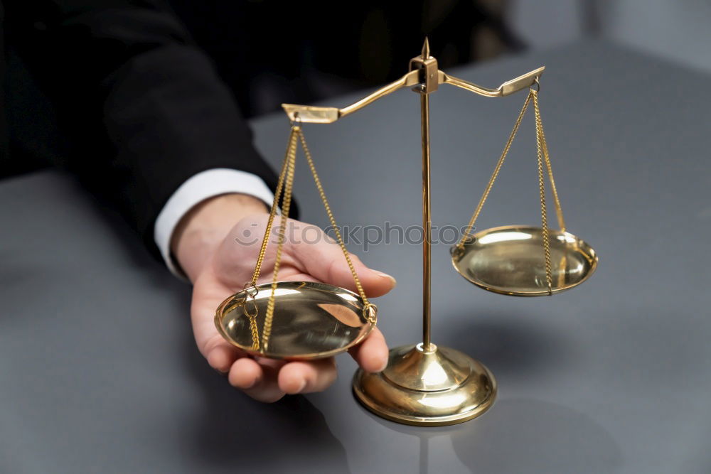 Similar – Foto Bild Justitia gleich blind