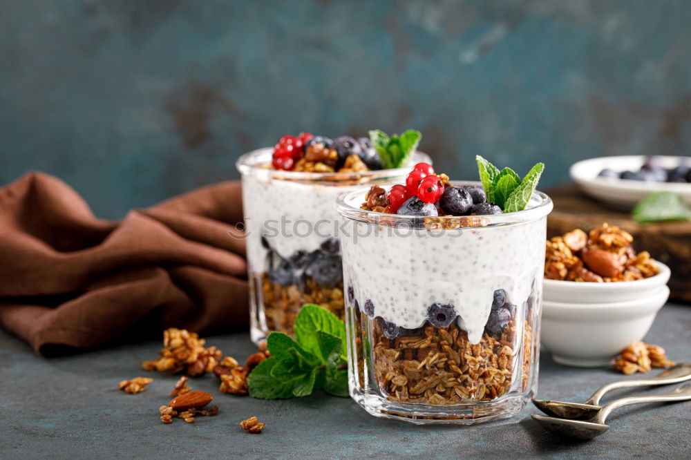 Similar – Image, Stock Photo Crunchy Granola and Parfait