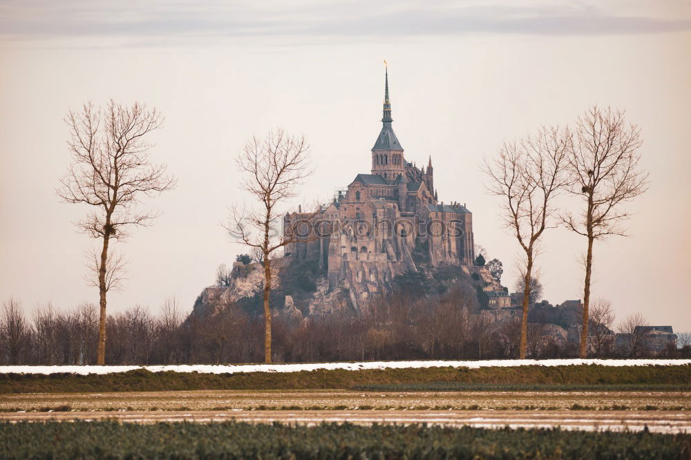 Similar – Image, Stock Photo Mont Saint-Michel