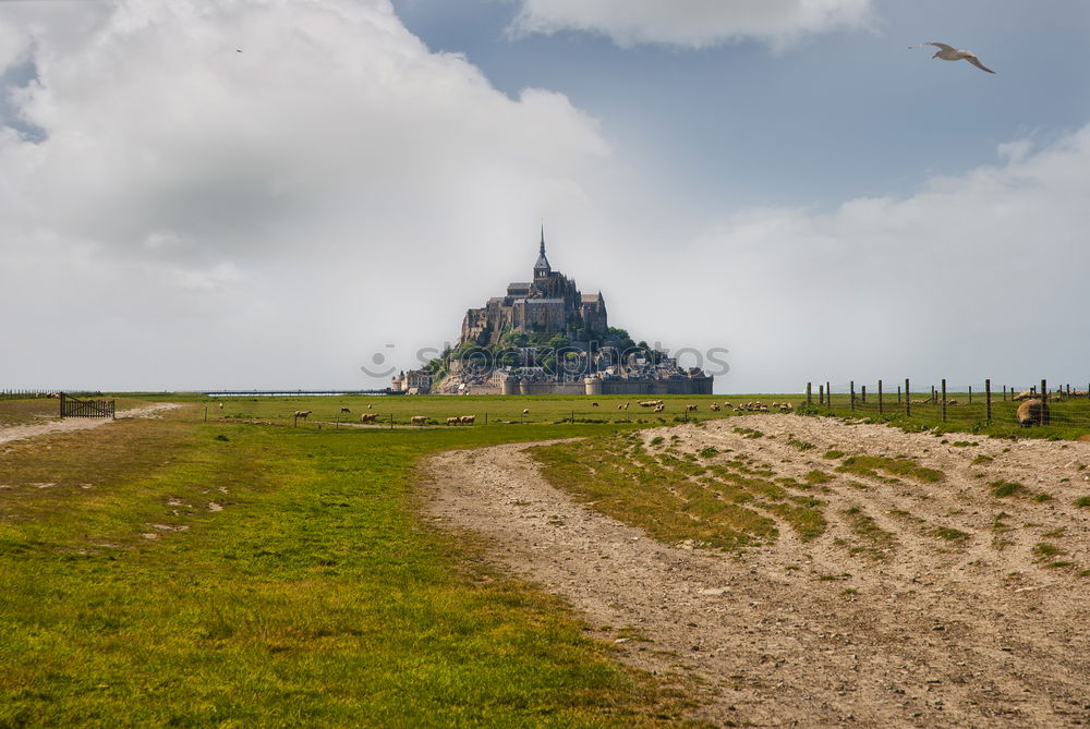 Similar – Image, Stock Photo Mont Saint-Michel