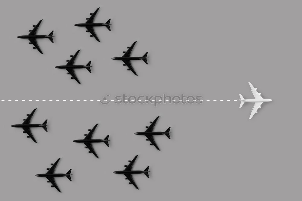 Similar – air traffic Airplane Black