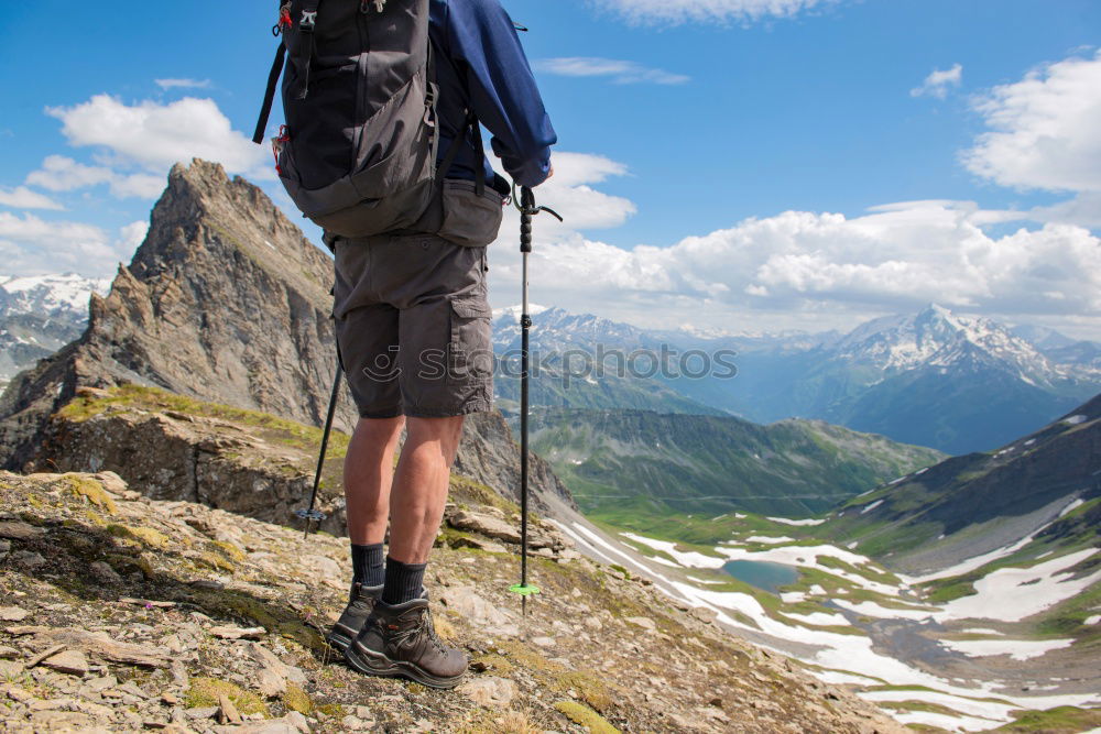 athlete walking through all of the Pyrenees