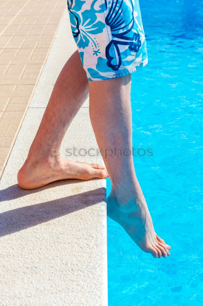 Similar – Image, Stock Photo outdoor pool Sports