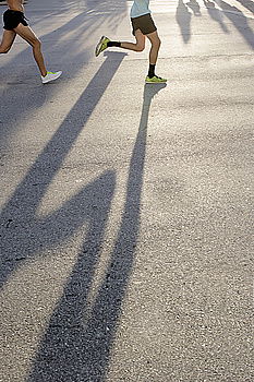 Similar – Image, Stock Photo Athletic woman running up stairs during cardio