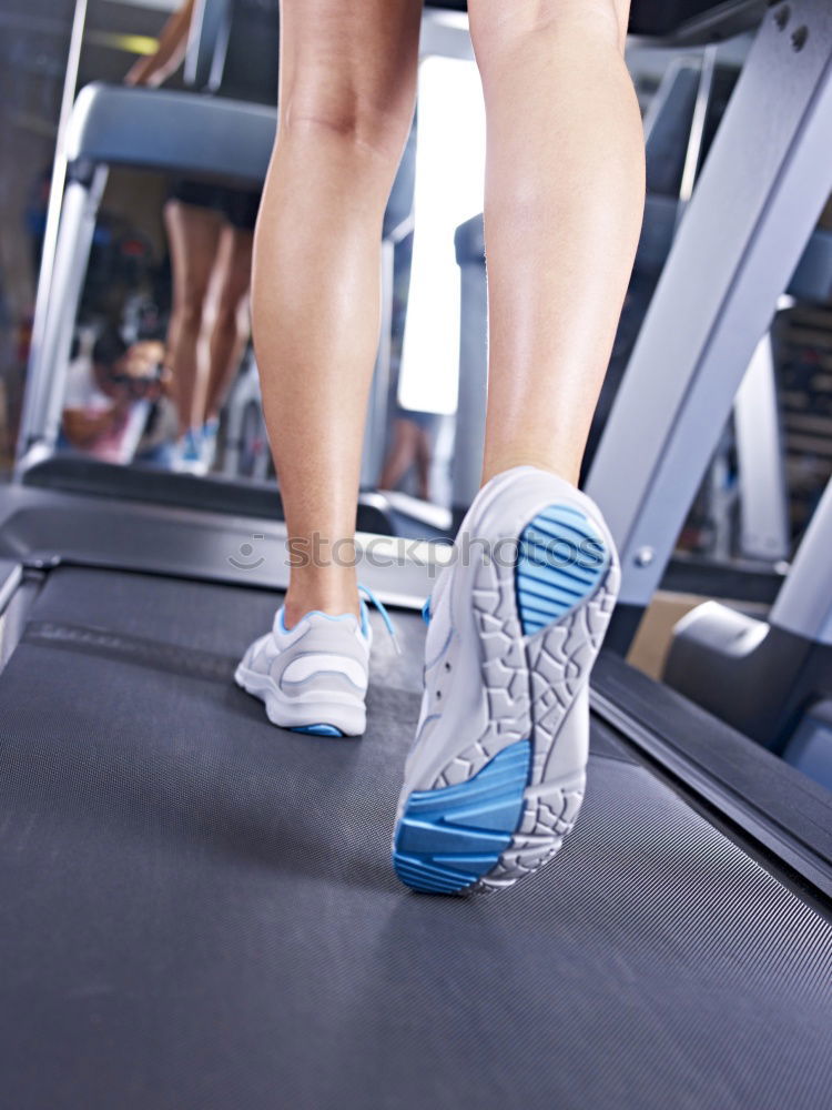 Similar – Image, Stock Photo Woman legs with sneakers doing fitness exercises