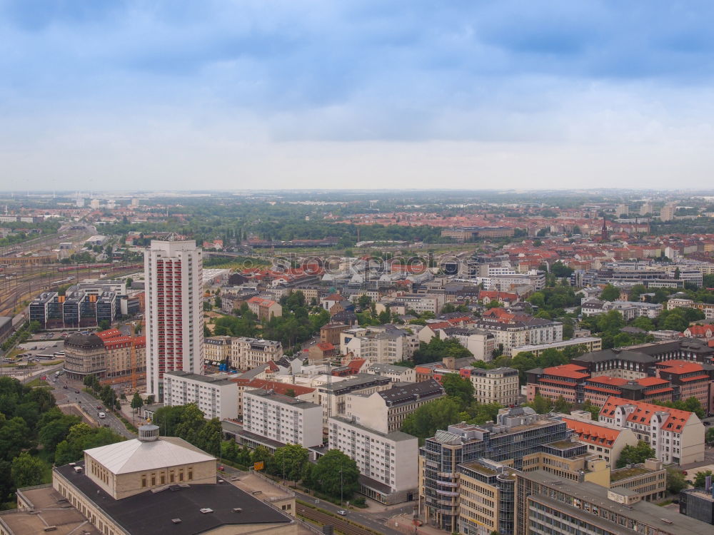 Similar – Autumn panoramic view of Berlin VI