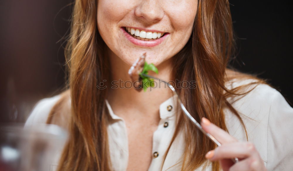 Similar – Pretty Woman Tasting Food on Hand Mixer