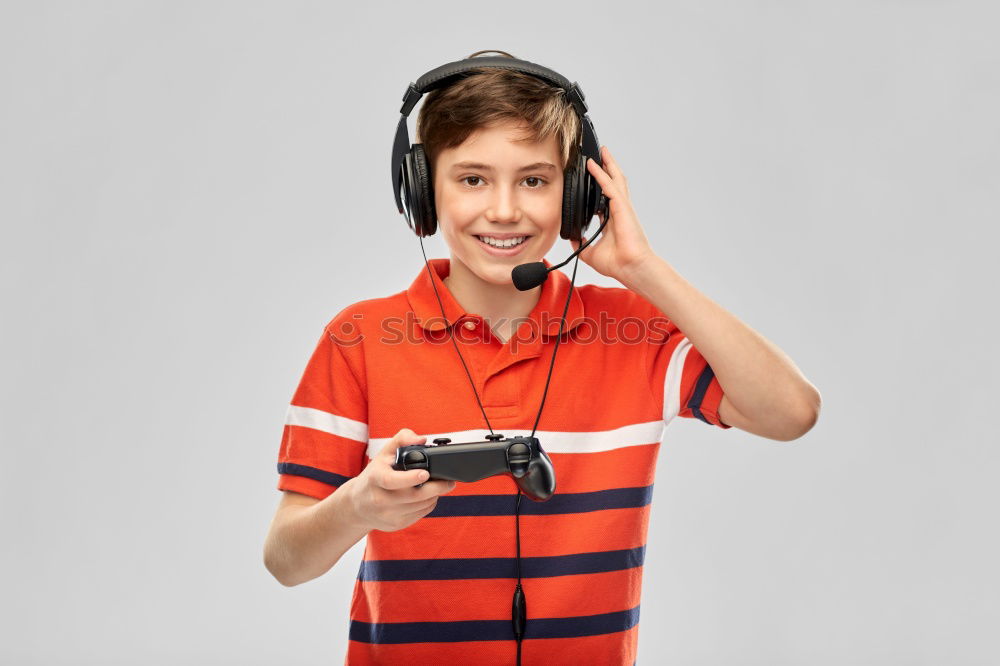 Similar – Image, Stock Photo Child playing with mobile phone