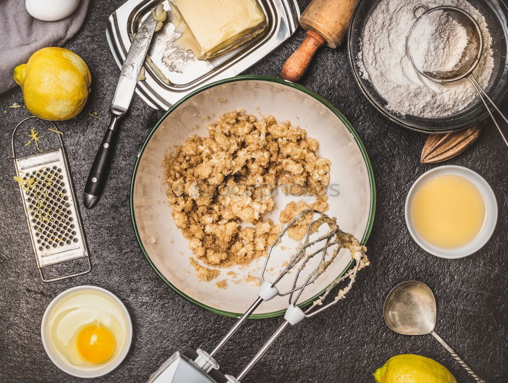 Image, Stock Photo Mix dough with hand mixer