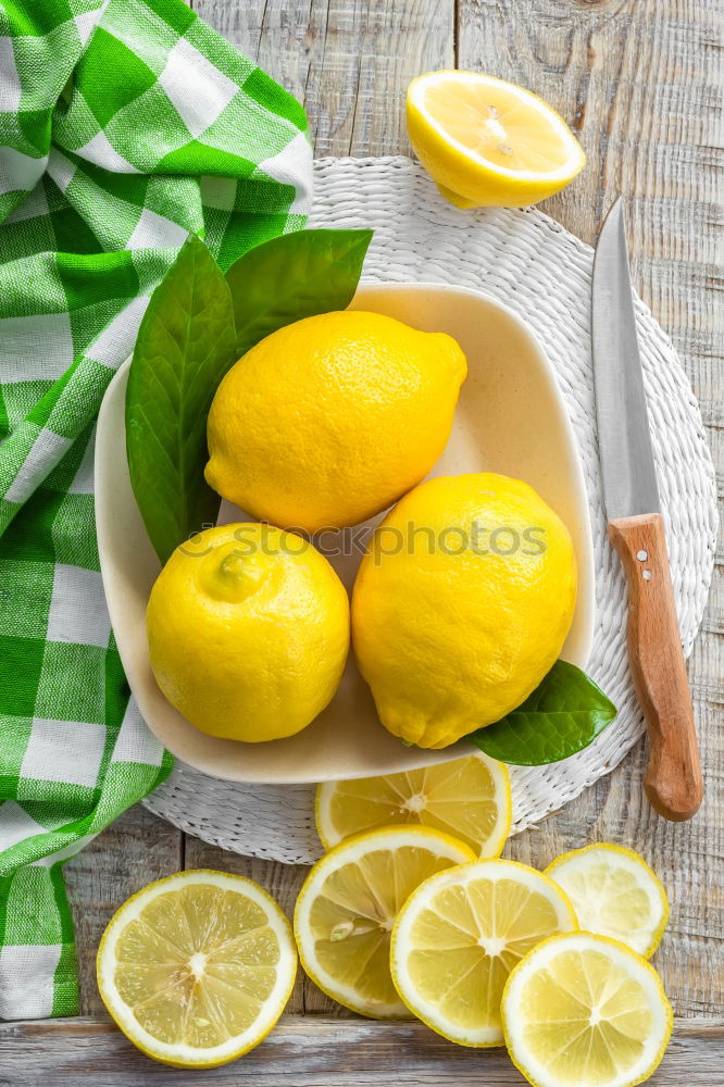 Similar – Image, Stock Photo ripe yellow whole lemons and lime