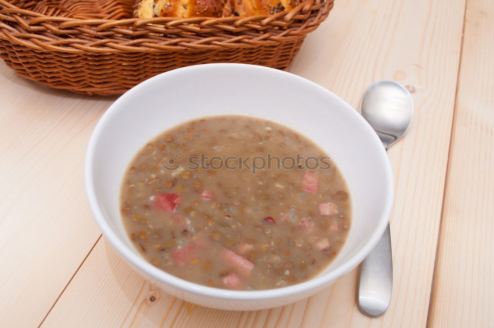 Similar – Image, Stock Photo Cooked legumes and vegetables in a bowl