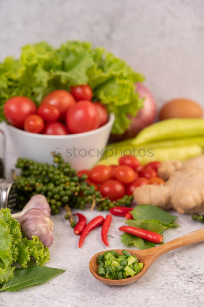 Similar – Image, Stock Photo Asparagus with vegetables on a white background