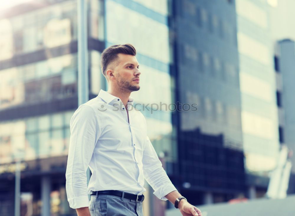 Similar – Image, Stock Photo Portrait of a man in a jumpsuit