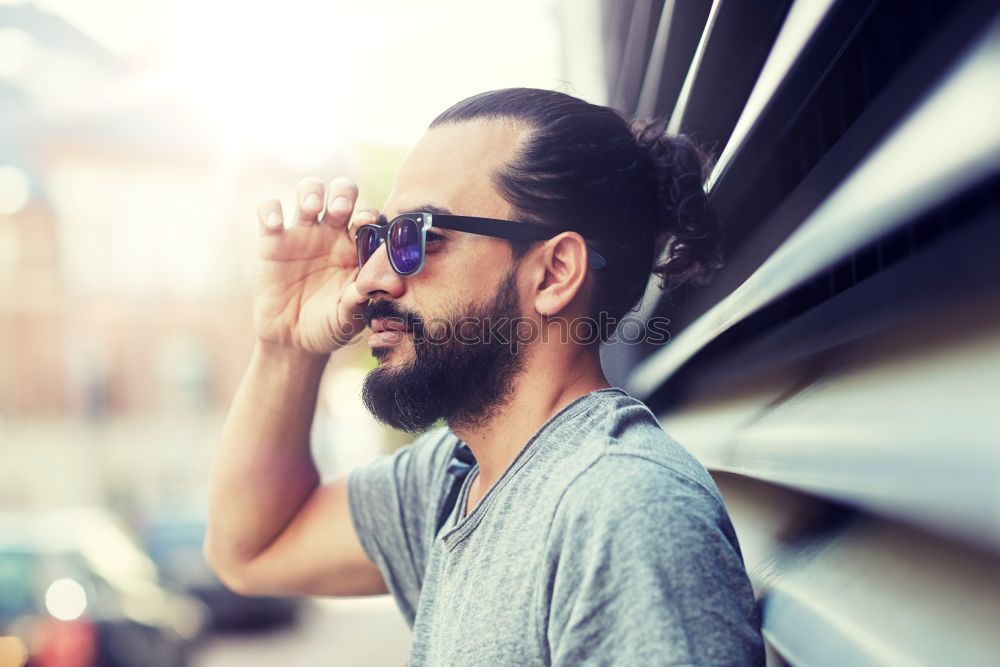 Similar – Image, Stock Photo Portrait of a man in a jumpsuit
