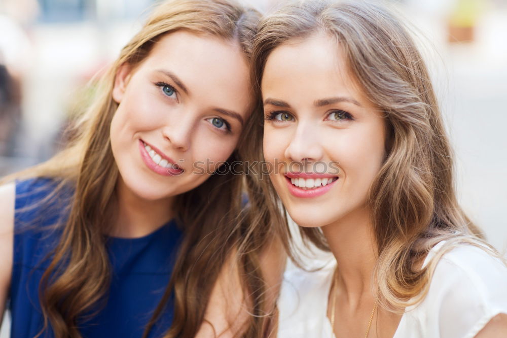 Similar – Beautiful women smiling and having fun in the park.