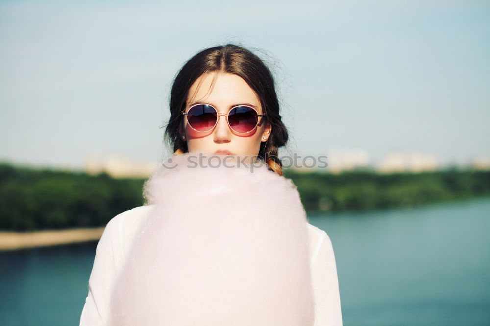 Image, Stock Photo bubbly Woman